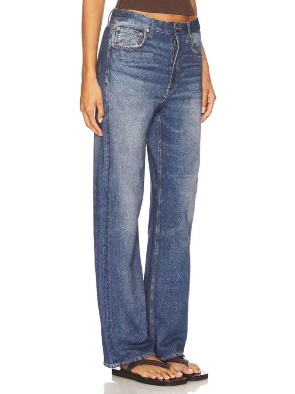 NWT rag & bone Miramar Shea in Cosmo Straight Ankle Printed Faux Jean Pants 26